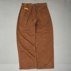 Empyre Brown Baggy Denim Pants Women's Size 30x28 Y2K